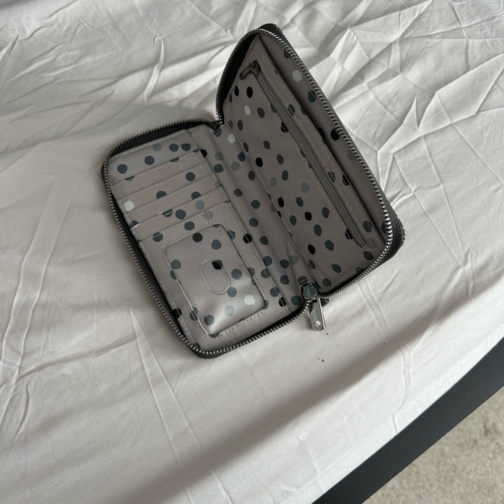 Thirty One Grey Jewell Wallet - Picture 2 of 3